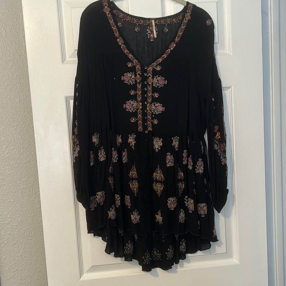 Free People Embroidered Tunic